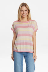 Numph Darlene Pullover - Flamingo Pink