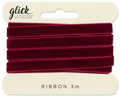Glick Gift Bow - Velvet Red