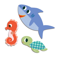 Djeco Baby Stickers - Sea Animals