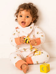 Blade & Rose Honey Bee Zip-Up Romper Jumpsuit