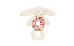 Jellycat Blossom Cream Bunny Berry Ring Rattle