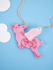 Tatty Devine - Pigs Might Fly Pendant