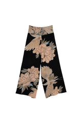 One Hundred Stars - Crane Black Crepe Palazzo Pants