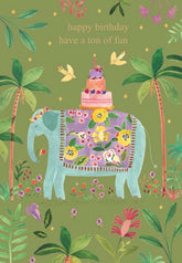 Roger La Borde Birthday Elephant Card