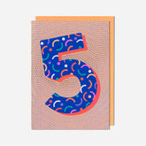 Pigment Productions - Large Purple Age 5 Card