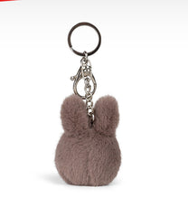 Miffy Fuzzy Taupe Keyring