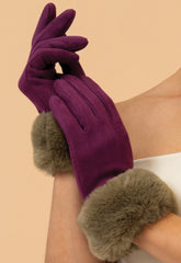 Powder Design - Bettina Gloves Damson & Olive
