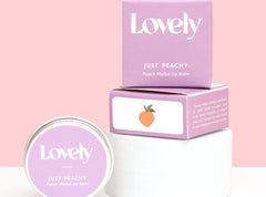 Lovely Skincare - Just Peachy/Peach Melba Lip Balm