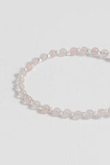 Estella Bartlett Wellness Gemstone Amelia Bracelet - Rose Quartz