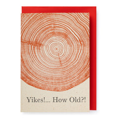 Archivist Tree Rings Birthday Card
