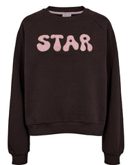 Numph - Starlie Sweatshirt - Black Coffee