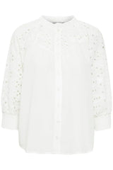 Fransa Angela Shirt - White