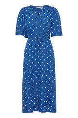 Fransa Kamma Dress - Beaucoup Blue
