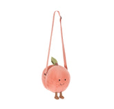 Jellycat Amuseables Peach Shoulder Bag – Plush Crossbody Bag