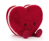 Jellycat Collette Heart Macaron Red