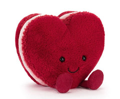 Jellycat Collette Heart Macaron Red