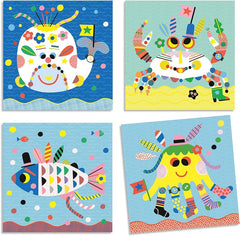 Djeco Create With Stickers - Sea creatures