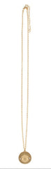 Spirit of Equinox Gold Toned All Seeing Eye Necklace