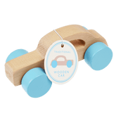 Rex Wooden Push Along Toy - Car