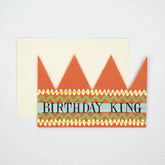 Hadley Birthday King Party Hat Card