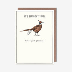 Pigment Productions - Pheasant Birthday Card