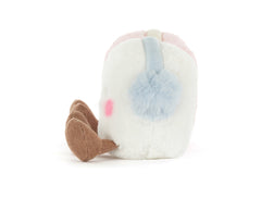 Jellycat Amuseables Toastie Pink And White Marshmallows