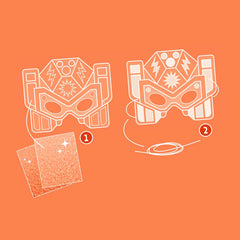Djeco Do It Yourself Super Robots Masks Craft Kit
