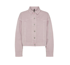 Pieces Fenny Denim Jacket - Dawn Pink