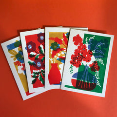 Pressed And Folded Flora 2 Greeting Card