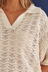 Noella Lee Knit Ivory - One Size