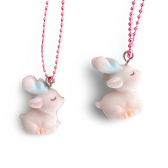 90's Fuzzy Deer Necklace – Kawaii