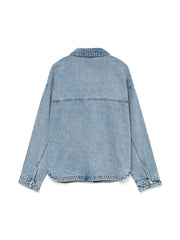 Vero Moda Jamie Denim Shacket - Light Blue Denim