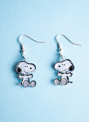 Snoopy Hug Earrings