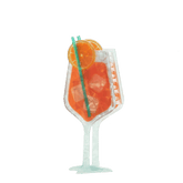 Rex Hair Claw Clips - Lemon and Aperitivo Spritz