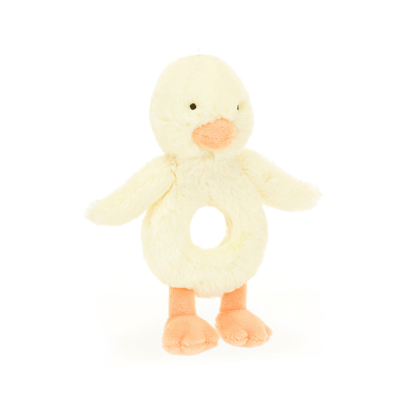 Jellycat Bashful Duckling Ring Rattle