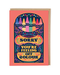 Cath Tate Crayons Get Well Card