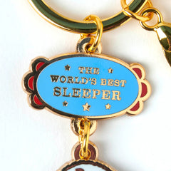 Peanuts - World's Best Sleeper Keyring