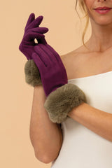 Powder Design - Bettina Gloves Damson & Olive