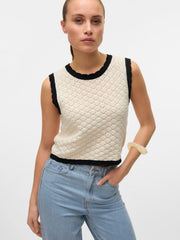 Vero Moda Jackie Top - Birch/Black