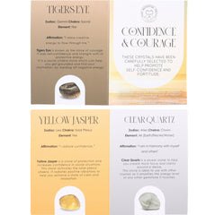 The Mindful Frog Confidence & Courage Healing Crystal Set