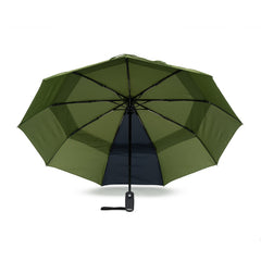 Roka London Waterloo Avocado/Midnight Recycled Nylon Umbrella