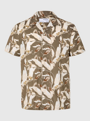 Selected Homme Cuban Collar Shirt - Morel