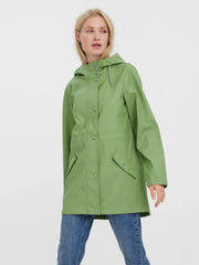 Vero Moda Malou Coated Rain Jacket - Loden Frost