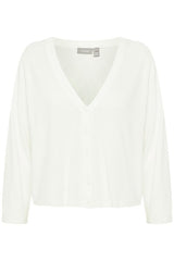 Fransa Clia Cardigan - Antique White