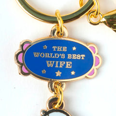 Peanuts - World's Best Wife Keyring