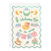 Ricicle Cards Welcome To The World New Baby Card