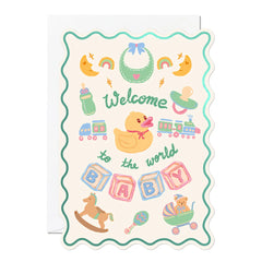 Ricicle Cards Welcome To The World New Baby Card