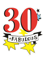 Sooshichacha Age 30 Tattoo Birthday Card