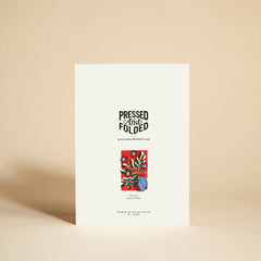 Pressed And Folded Flora 4 Greeting Card