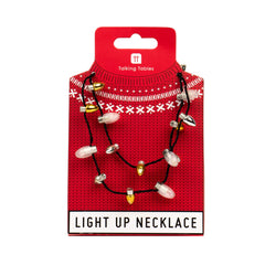 Talking Tables - Gold & Silver Light Up Necklace